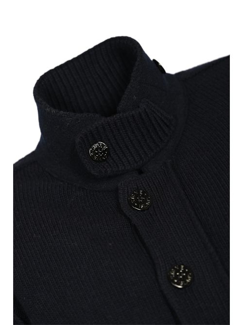 Maglione 5100047 Lambswool in lana Navy blue STONE ISLAND | 5100047S00A3V0020